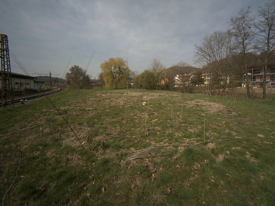 Livebild Kamera 1 - Webcam Gesamtansicht - Projekt 'Eatable Mandala' 2017, Kopfbahnhof Bad Gleichenberg (ca. 5 Minuteninterval)